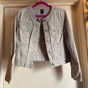 GAP Women's Beige Jean Jacket